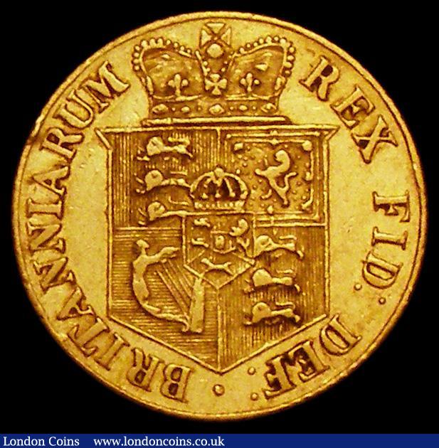 London Coins : A162 : Lot 1821 : Half Sovereign 1818 Marsh 401 Good Fine