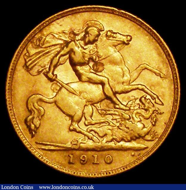 London Coins : A162 : Lot 1838 : Half Sovereign 1910 Marsh 513 About VF