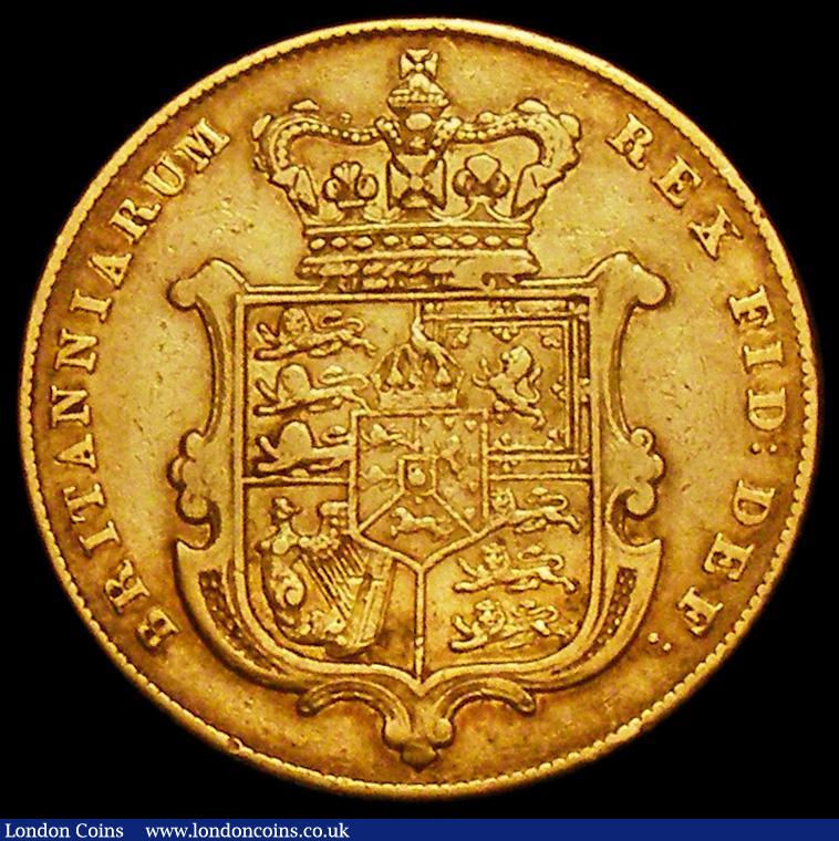 London Coins : A162 : Lot 1924 : Sovereign 1827 Marsh 12 Fine