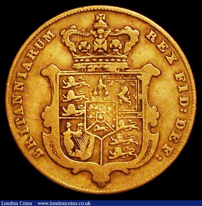London Coins : A162 : Lot 1931 : Sovereign 1830 Marsh 15 VG/Near Fine