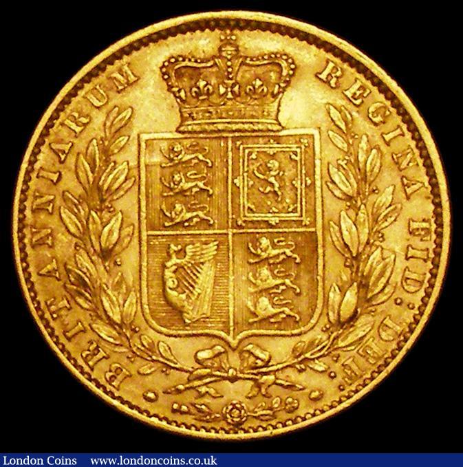 London Coins : A162 : Lot 1945 : Sovereign 1860 Marsh 43 VF/GVF with some contact marks, Ex-Reeves Auction 1/4/1977 Lot 1178 