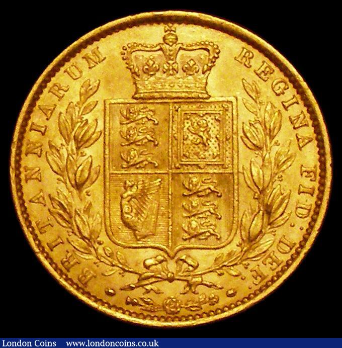 London Coins : A162 : Lot 1947 : Sovereign 1862 Wide Date S.3852D GVF/EF