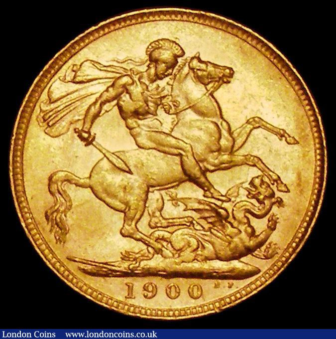 London Coins : A162 : Lot 1975 : Sovereign 1900 Marsh 151 GVF/NEF