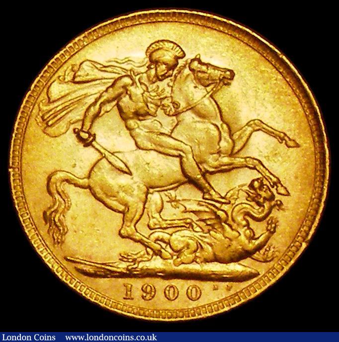 London Coins : A162 : Lot 1976 : Sovereign 1900 Marsh 151 NEF