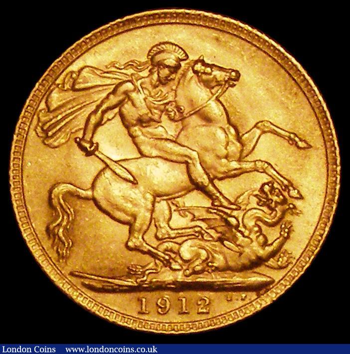 London Coins : A162 : Lot 1983 : Sovereign 1912 Marsh 214 GVF/NEF
