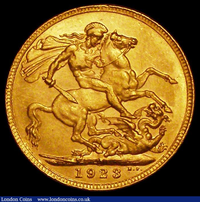 London Coins : A162 : Lot 1986 : Sovereign 1923M Marsh 241 EF and scarce