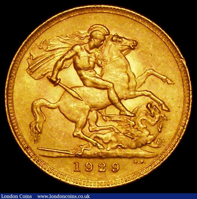 London Coins : A162 : Lot 1990 : Sovereign 1929SA Marsh 293 EF