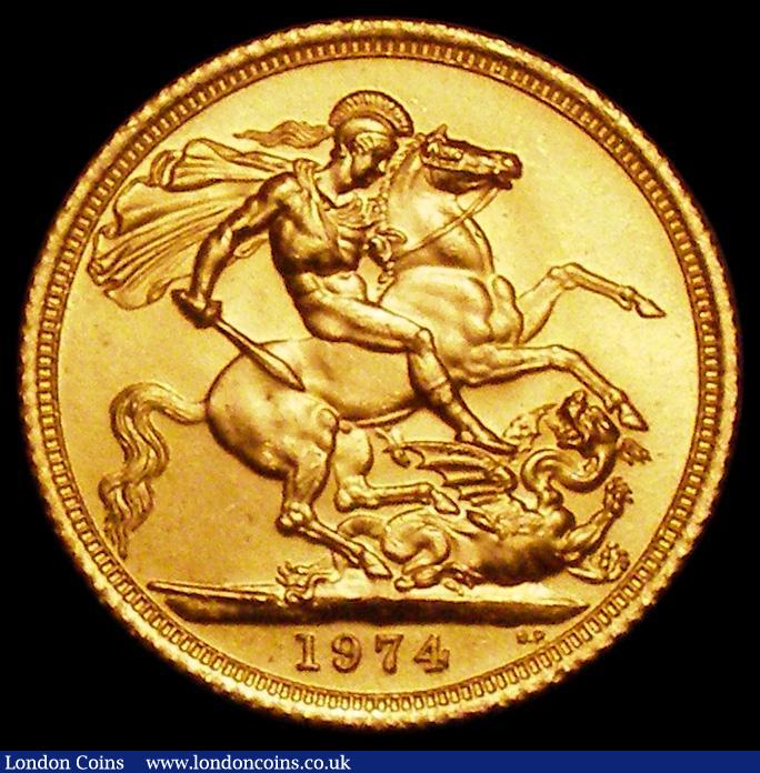 London Coins : A162 : Lot 1993 : Sovereign 1974 Marsh 307 UNC
