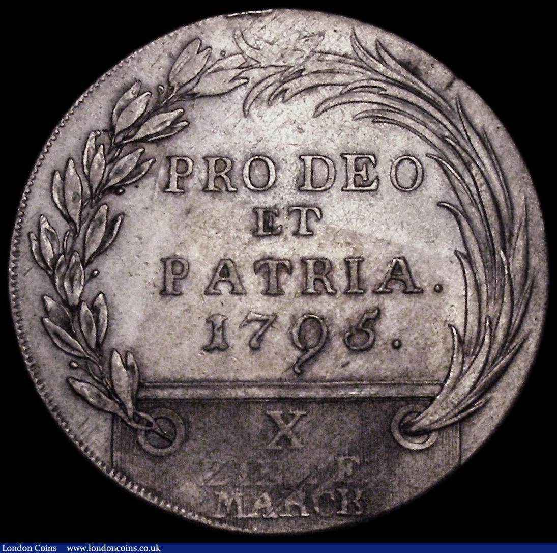 London Coins : A162 : Lot 2041 : German States - Fulda Thaler 1795 KM#151, Dav.2265 VF with some light adjustment marks, Rare. Comes ...