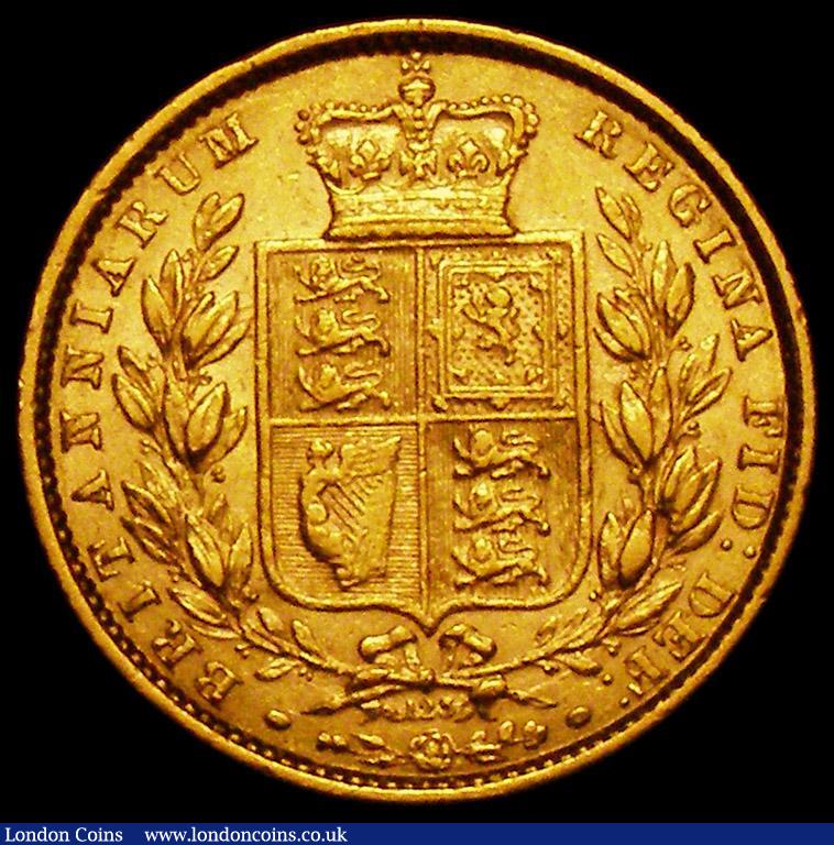 London Coins : A162 : Lot 556 : Sovereign 1870 Shield Reverse Marsh 54, Die Number 123 GF/NVF in a London Mint Office box with certi...