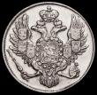 London Coins : A162 : Lot 1692 : Russia 3 Roubles Platinum 1830 CПБ Bitkin 75, C#177 VF a rare issue and seldom offered