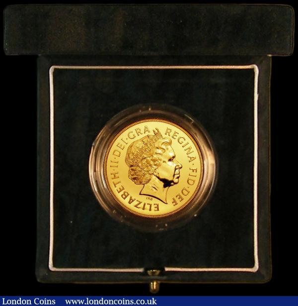 Five Pounds Gold 2000U S.SE8 BU in the Royal Mint box of issue with certificate : English Cased : Auction 163 : Lot 1720