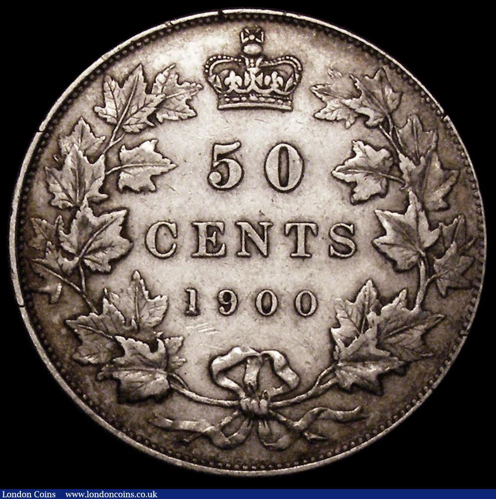 London Coins : A163 : Lot 2413 : Canada 50 Cents 1900 KM#6 VF the obverse with some scratches