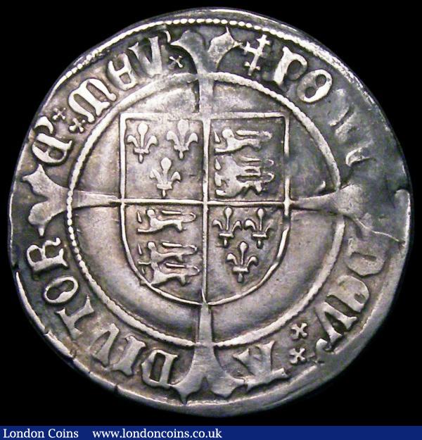 Groat Henry VII Profile issue, Regular issue with triple band to crown, S.2258 mintmark Cross Crosslet GF/NVF with some rim nicks : Hammered Coins : Auction 163 : Lot 274
