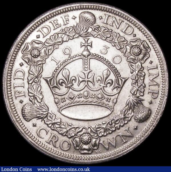 Crown 1930 ESC 370, Bull 3638 EF with some contact marks and some toning : English Coins : Auction 163 : Lot 426