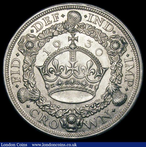 Crown 1930 ESC 370, Bull 3638 GEF/EF the obverse with minor contact marks : English Coins : Auction 163 : Lot 427