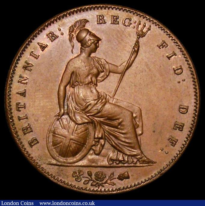 London Coins : A163 : Lot 772 : Penny 1860 60 over 59 Copper, Peck 1521, UNC with traces of lustre in an LCGS holder and graded LCGS...