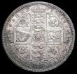 London Coins : A163 : Lot 469 : Florin 1849 ESC 802, Bull 2815 A/UNC, the obverse lustrous, the reverse with some toning, with minor...