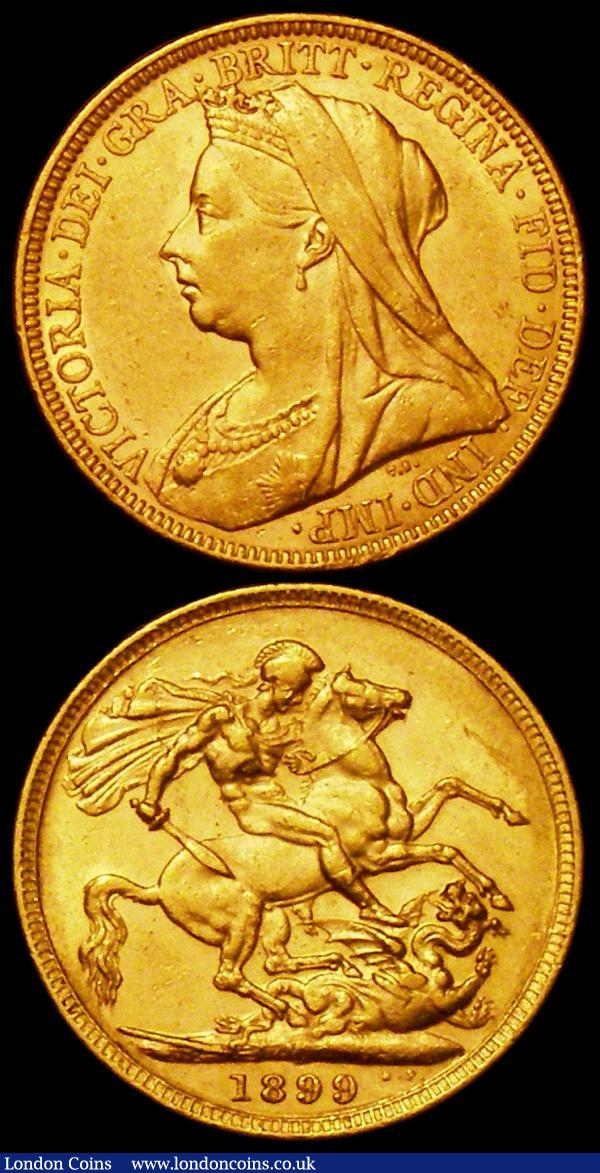 Sovereign 1899M Marsh 159 GVF, Half Sovereign 1914 Marsh 529 NEF : English Coins : Auction 164 : Lot 1441