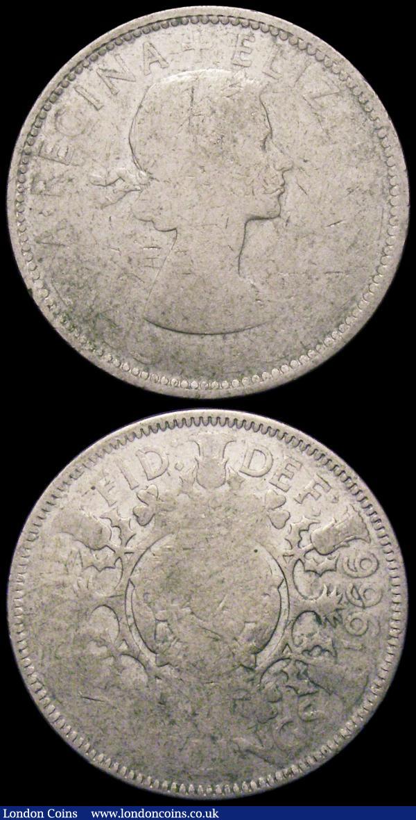 Mint Errors - Mis Strikes (3) Florin 1966, the designs on both sides, and the edge milling extremely weakly struck, Fine for issue, Decimal Pennies (2) 1971 struck on a smaller 19mm planchet GEF with traces of lustre, 1971 struck slightly off-centre and on a flan with taller rims, GVF and unusual : Misc Items : Auction 164 : Lot 790