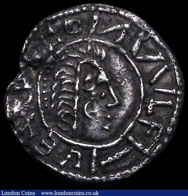 Penny Coenwulf (796-821) moneyer Lul, Obverse: Legend begins at between 10 and 11 o'clock, Reverse: a large quatrefoil with LVL and a cross on the leaves, with pellets in each sector, uncertain East Anglian Mint early group, the reverse of similar style to the Coenwulf Penny offered in LCA A146, September 2014, Lot 2057, (this described as VF and somewhat bent, realised £1300 hammer price) differing by having three pellets by each L of the moneyers name rather than one, S.919, North 363 VF with some shortage of flan between 8 and 10 o'clock  : Hammered Coins : Auction 164 : Lot 851
