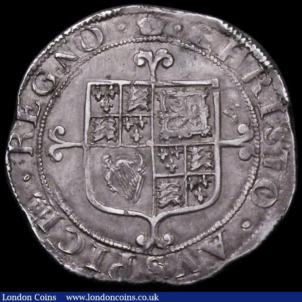 Halfcrown Charles II Third  Hammered Issue ESC 302, S.3321 mintmark Crown between two stops, 14.92 grammes, Fine/VF the reverse with a bold and clean strike, the fields practically free from marks bought Seaby Bulletin 1985 (Number 798) : Hammered Coins : Auction 164 : Lot 840