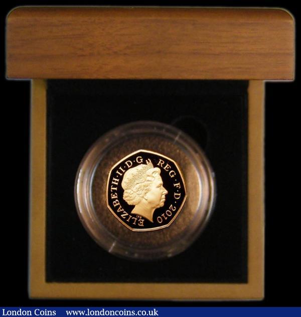 Fifty Pence 2010 100 Years of Girl guiding S.H24 Gold Proof FDC in the Royal Mint box of issue with certificate : English Cased : Auction 165 : Lot 1502