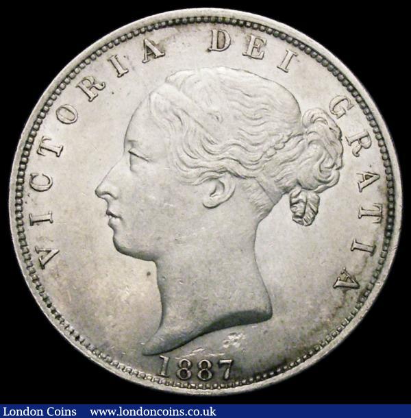 Halfcrown 1887 Young Head ESC 717, Bull 2769 EF with some contact marks below the bust : English Coins : Auction 165 : Lot 3888