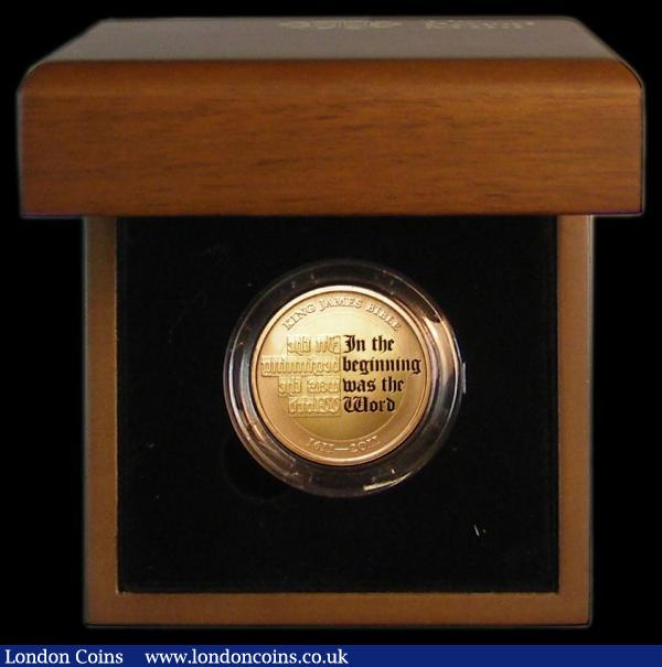 Two Pounds 2011 400th Anniversary of the King James Bible S.K28 Gold Proof FDC in the Royal Mint box of issue with certificate : English Cased : Auction 165 : Lot 1767