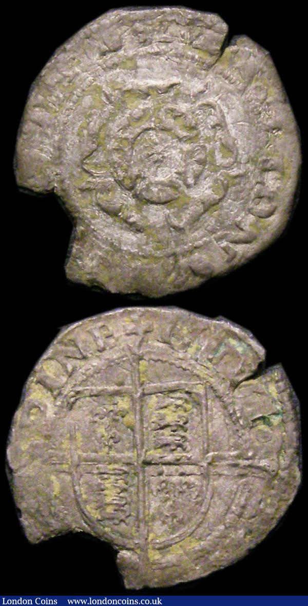 Base Pennies Philip and Mary (2) S.2510A one with mintmark halved rose and castle, the other mintmark not visible, VG one with a an edge clip, the other with a flan split : Hammered Coins : Auction 165 : Lot 2387