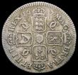 London Coins : A165 : Lot 2860 : Shilling 1677 Second Bust, with D over misplaced D in DEI, the underlying D way to the right and tou...