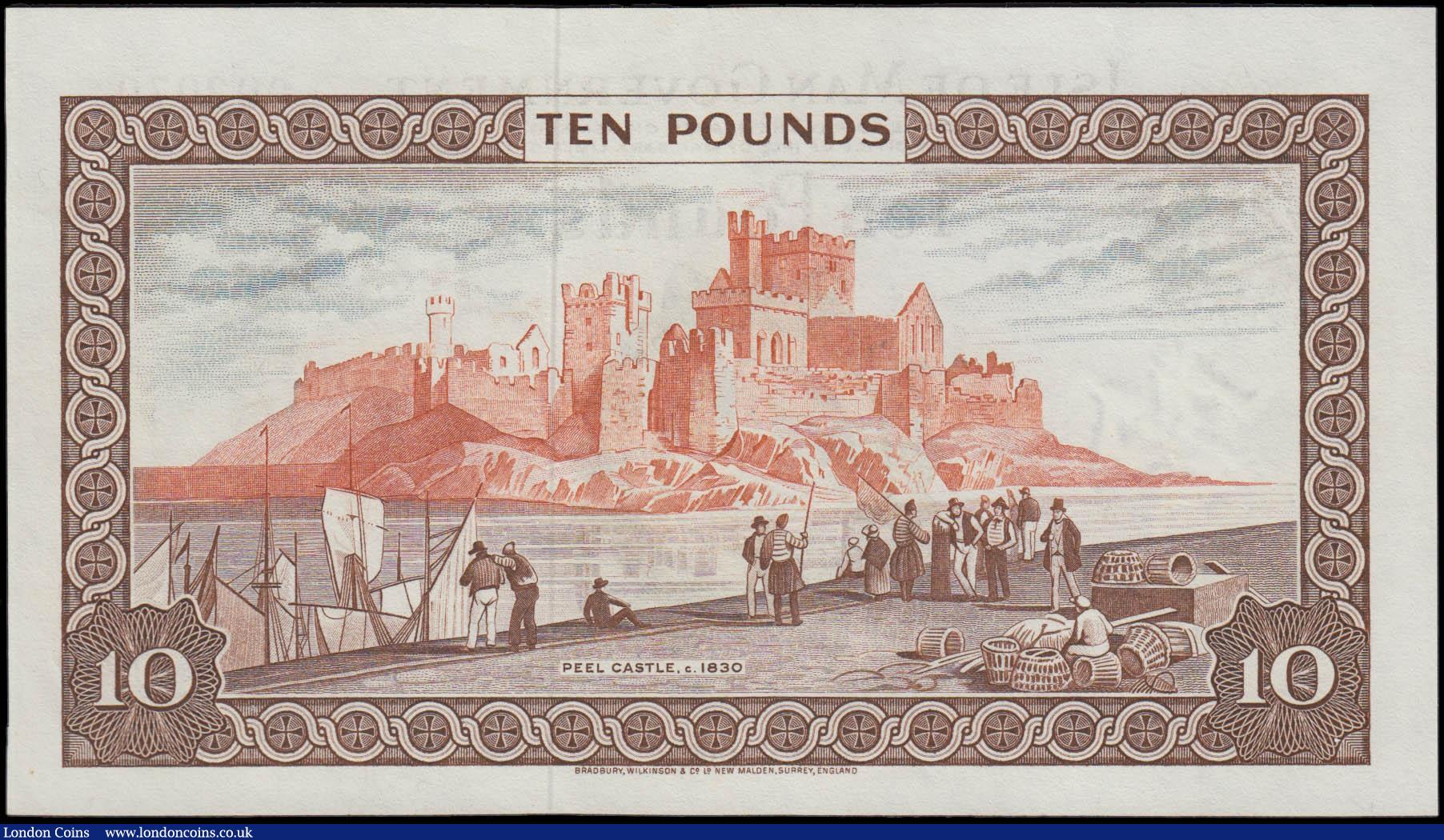 London Coins : A165 : Lot 647 : Isle of Man Government 10 Pounds Pick 31a (Banknote Yearbook IM51a, IOMPM M511) signature P.H.G Stal...