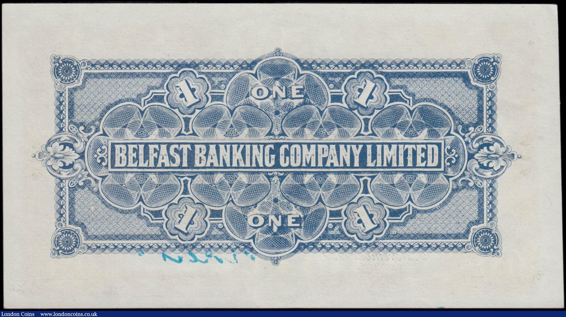 London Coins : A165 : Lot 748 : Northern Ireland, Belfast Banking Company Limited £1 dated 9th Nov.1939 series E/M 6874, Keith...