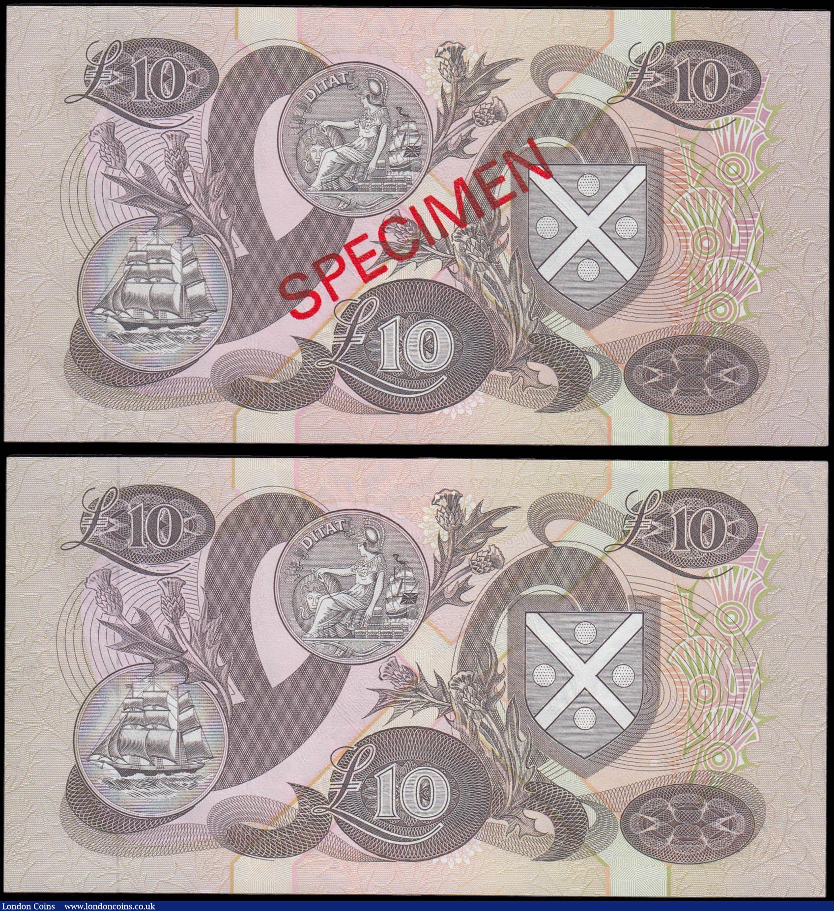 London Coins : A165 : Lot 770 : Scotland Bank of Scotland 10 Pounds signatures Pattulo & Burt dated 13th April 1994 includes a S...