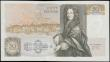 London Coins : A165 : Lot 249 : Gill Fifty Pounds B356 issued 1988 scarce FIRST RUN series C01 886182, Sir Christopher Wren on rever...