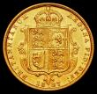 London Coins : A165 : Lot 2679 : Half Sovereign 1887M Jubilee Head, Small close J.E.B on truncation, S.3870A GVF