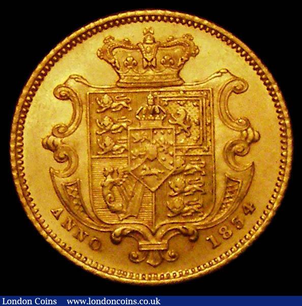 London Coins : A166 : Lot 1667 : Half Sovereign 1834 Small size 17.9mm diameter, Marsh 410 NEF/GVF with some hairlines and a thin scr...