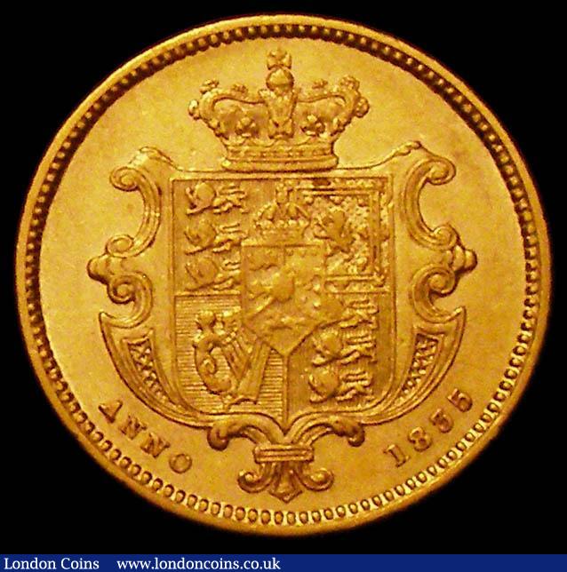 London Coins : A166 : Lot 1668 : Half Sovereign 1835 Marsh 411 Near VF with a nick in the obverse field, all William IV Half Sovereig...
