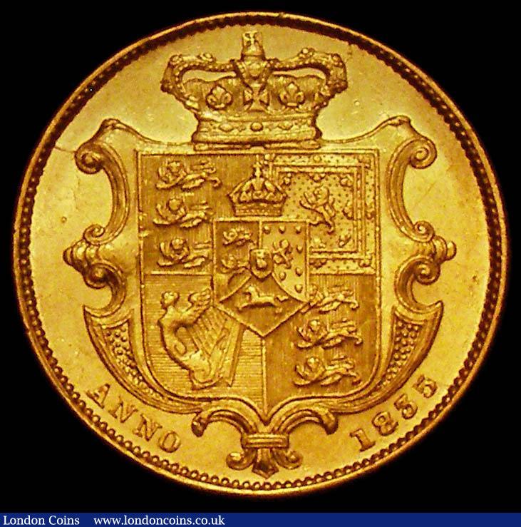 London Coins : A166 : Lot 2083 : Sovereign 1835 Marsh 19 GVF/NEF the obverse with some hairlines and some signs of light smoothing be...