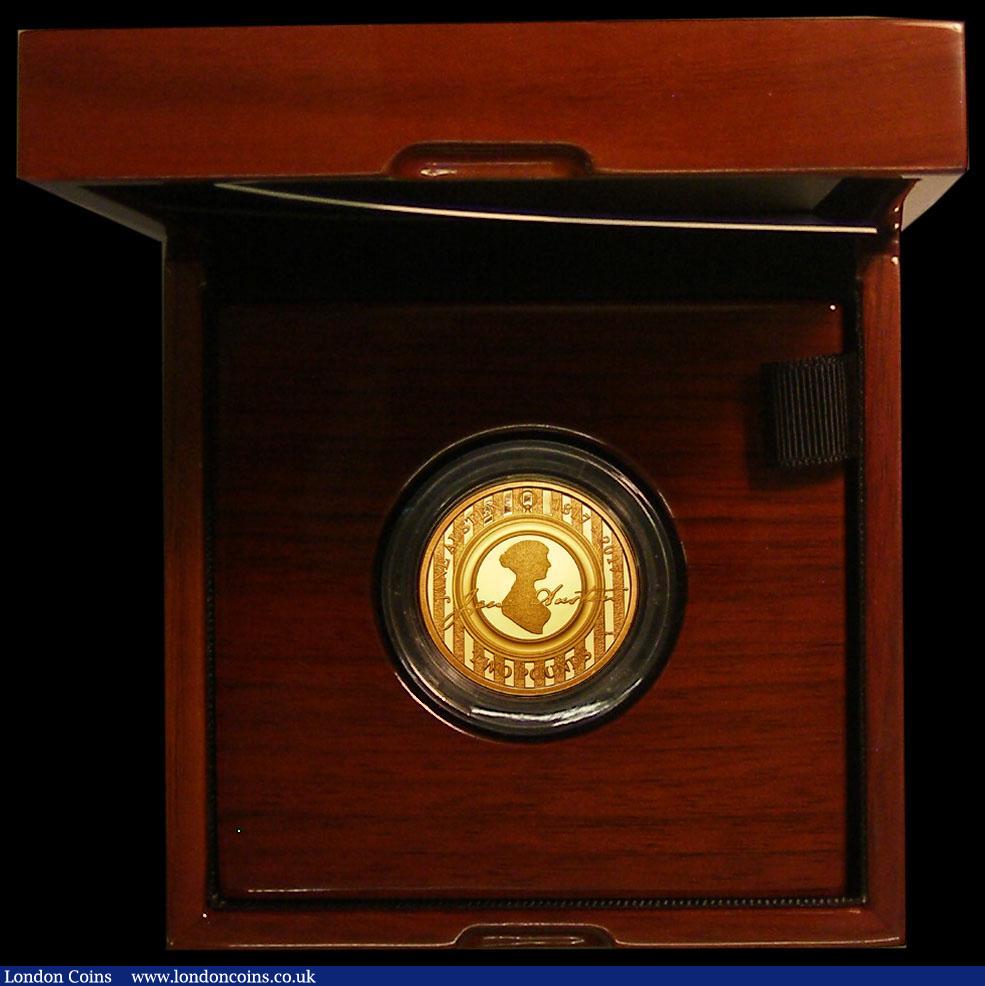 London Coins : A166 : Lot 858 : Two Pounds 2017 Bicentenary of the Birth of Jane Austen Gold Proof "An Enduring Romance with Ja...