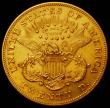 London Coins : A166 : Lot 1245 : USA Twenty Dollars 1874 S EF