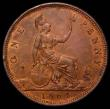 London Coins : A166 : Lot 1989 : Penny 1864 Crosslet 4 Freeman 48 dies 6+G EF and lustrous with some edge nicks and a spot by F:D:, v...