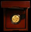 London Coins : A166 : Lot 663 : One Pound 2016 The Last Round Pound Gold Proof number 320 of just 800 minted FDC in the box of issue...