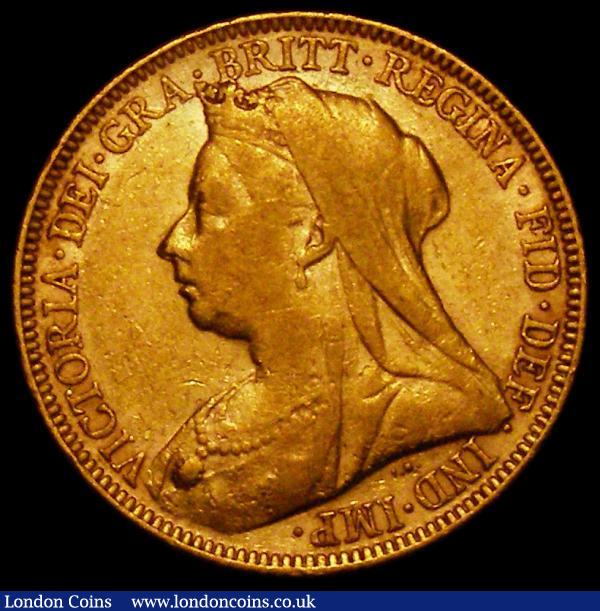 Sovereign 1896 Marsh 148 Near Fine/Good Fine : English Coins : Auction 167 : Lot 1105