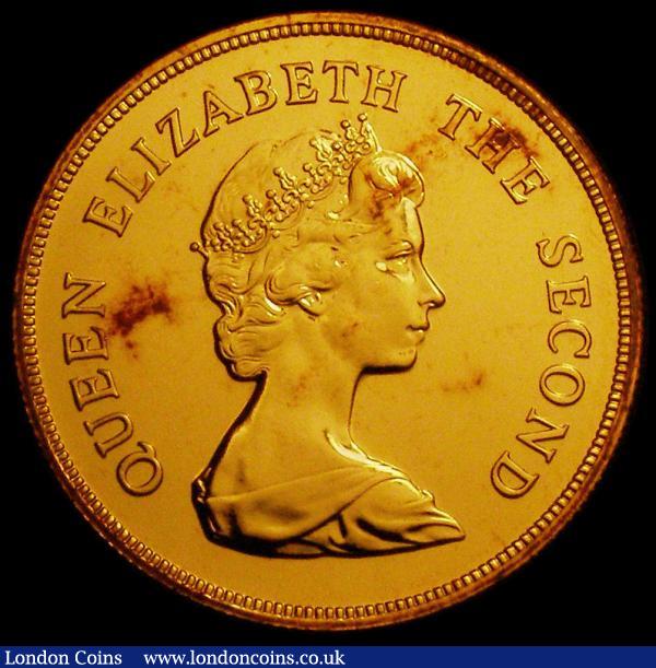 Falkland Islands 150 Pounds Gold 1979 World Conservation Series Obverse: 'Machin' Bust of Queen Elizabeth II right, Reverse: Falkland Fur Seal KM#13,Weight 33.43 grammes. UNC and almost fully lustrous, with small touches of red toning, Rare, with a mintage of only 488 pieces, one of the lowest mintages in the entire Conservation Series  : World Coins : Auction 167 : Lot 1918