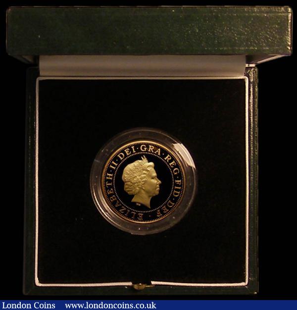 Two Pounds 2007 300th Anniversary of the Act of Union Gold Proof S.K22 nFDC with some small flecks of toning, otherwise retaining practically full mint brilliance, in the Royal Mint box of issue with certificate : English Cased : Auction 167 : Lot 208