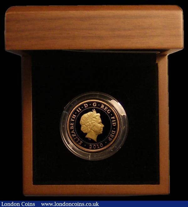 Two Pounds 2010 100th Anniversary of the Death of Florence Nightingale Gold Proof S.K26 FDC in the Royal Mint box of issue with certificate : English Cased : Auction 167 : Lot 215