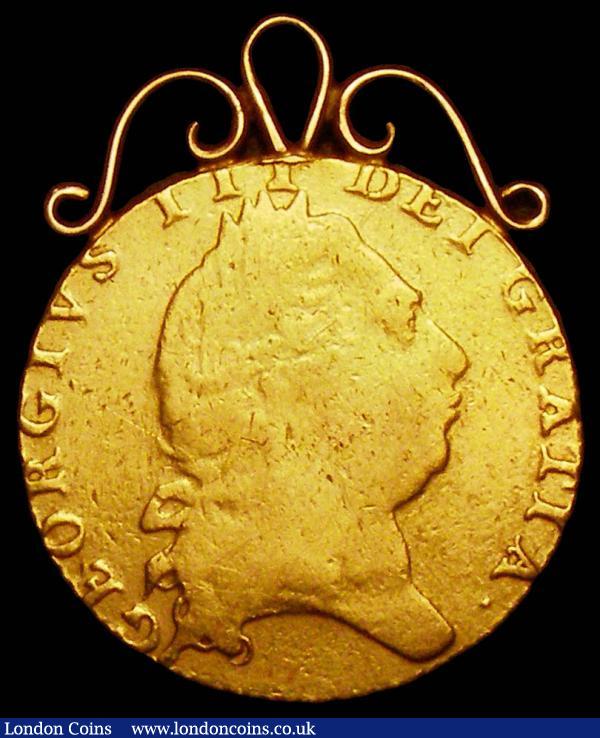 Guinea 1798 S.3729 VG/Near Fine Ex-Jewellery with a loop mount attached at the top, total weight 8.68 grammes  : English Coins : Auction 167 : Lot 626