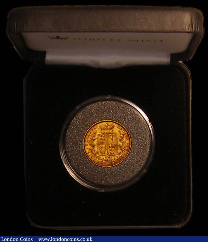London Coins : A167 : Lot 132 : Sovereign 1869 Marsh 53, Die Number 37 GF/NVF in a Jubilee Mint box with certificate