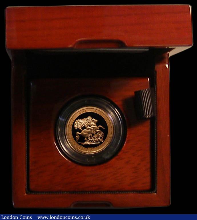London Coins : A167 : Lot 148 : Sovereign 2017 200th Anniversary of the Gold Sovereign - Struck on the Day 1/7/2017  S.SC12 BU and p...